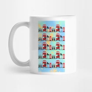 London Transport Routemaster and Taxi Mug